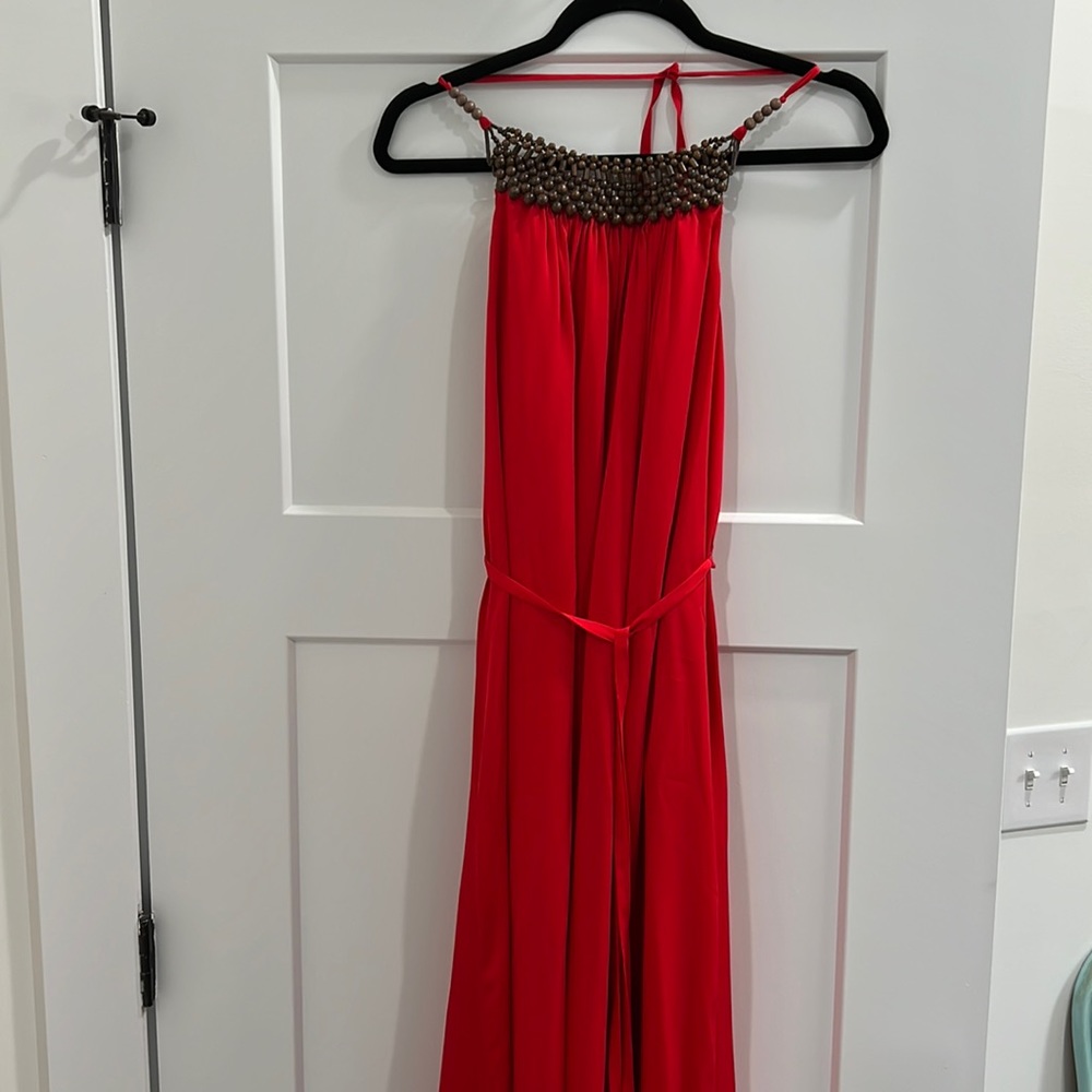 Vince Camuto halter maxi dress